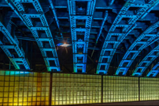 Blau Brucke
